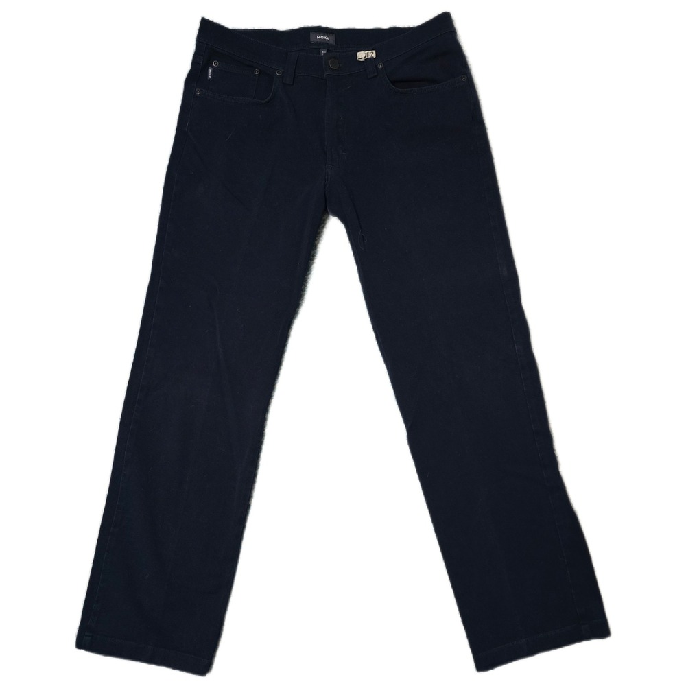 MExx Men's Navy Blue Straight Leg Denim Jeans Casual Pants Size‎ 34x30 (U)